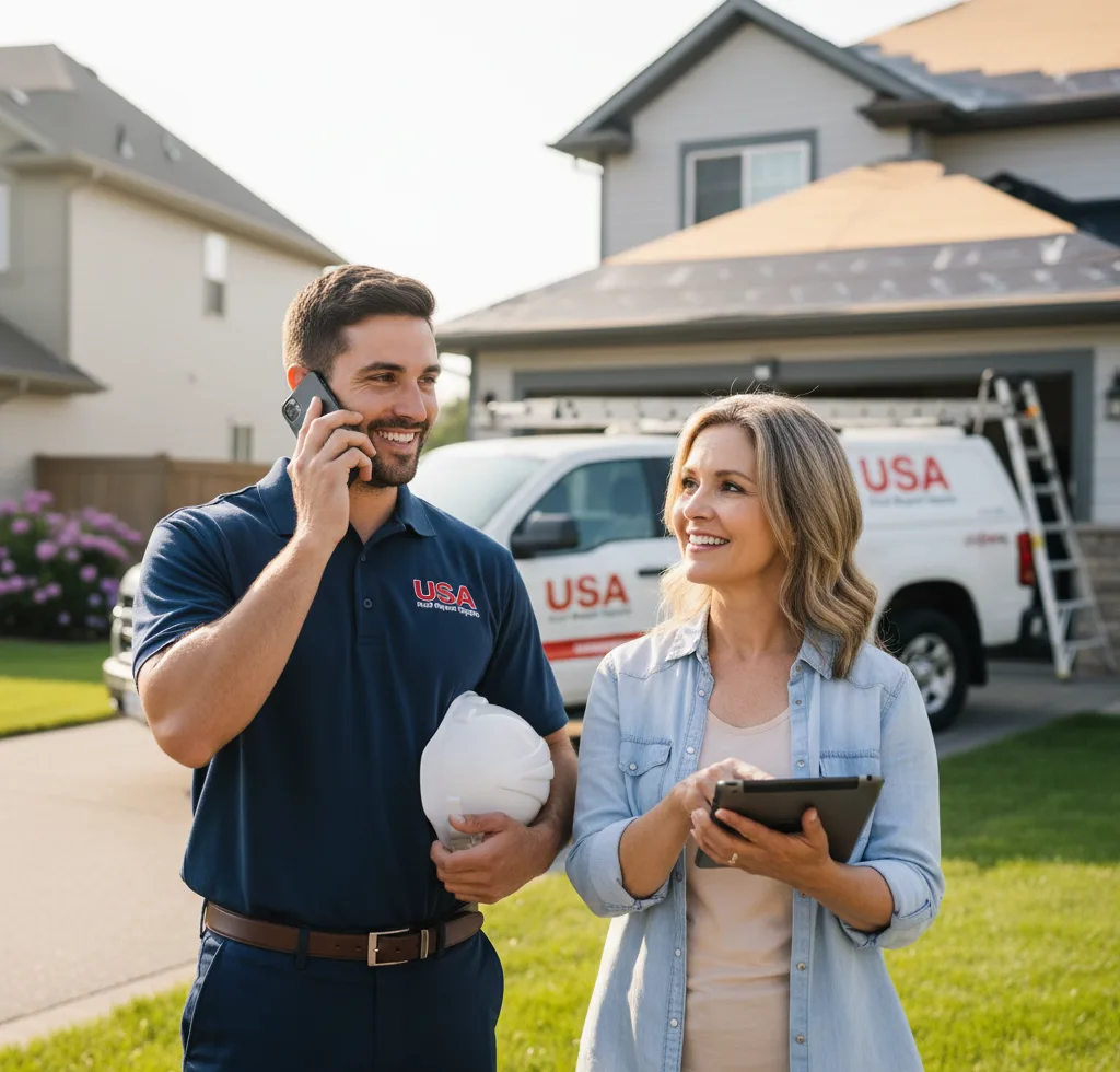 USA Roof Repair Experts customer support in Tubac